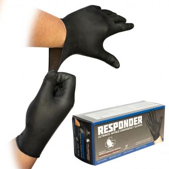 Responder Nitrile Gloves Black