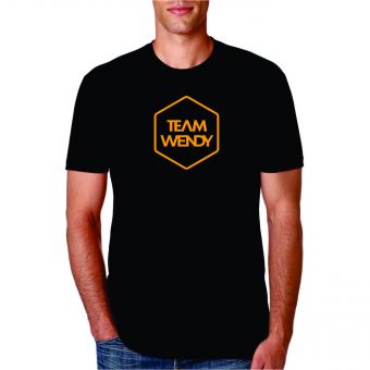 Team Wendy Black Hexagon T-Shirt