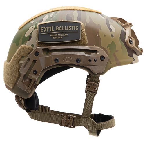 EXFIL Ballistic Helmet with EXFIL Rail 2.0 Multi Cam #4